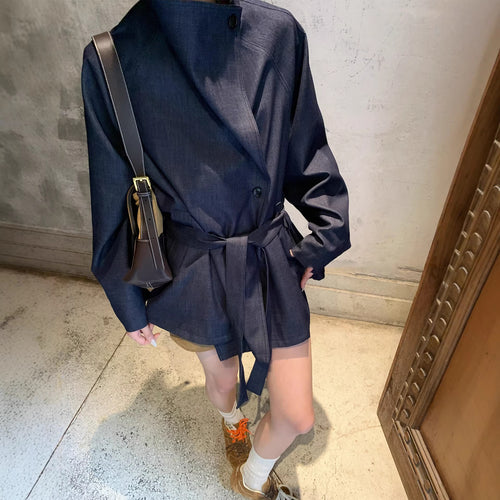 Damen Modische Oversized Blazerjacke Shop Nory