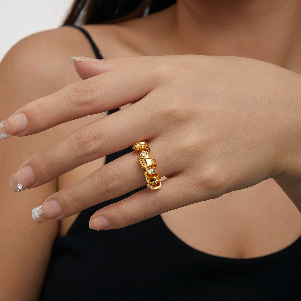 Damen Eleganter und trendiger Ring Shop Nory