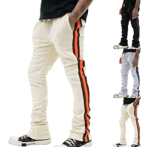 Herren Slim-Fit Jogginghose mit Tunnelzug, markanten Ziernähten & seitlichem Panel Shop Nory