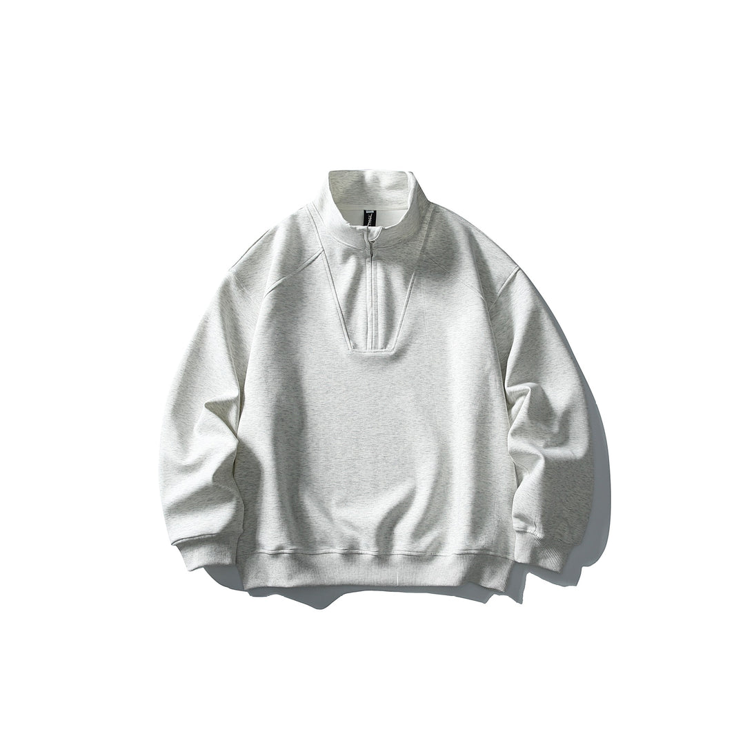 Unisex Relaxed-Halbzip-Sweatshirt mit hohem Kragen und Raglannaht Shop Nory