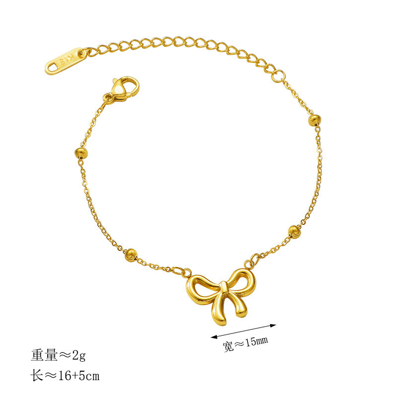 Damen Fußkette mit charmantem Schmetterlingsanhänger Shop Nory