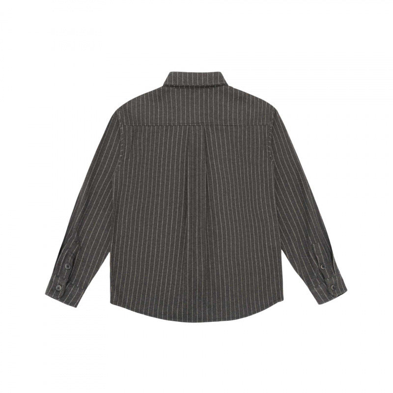 Herren Boxy-Hemd mit Nadelstreifen, Raglanärmeln und soften Flanellgriff Shop Nory