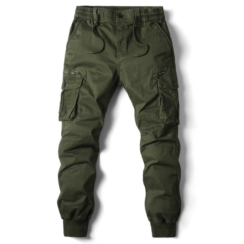 Herren Cargo-Hosen mit praktischen Taschen und elastischem Bund