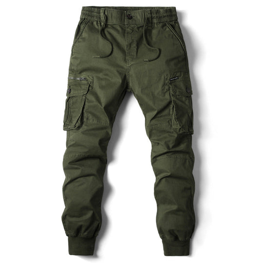 Herren Cargo-Hosen mit praktischen Taschen und elastischem Bund