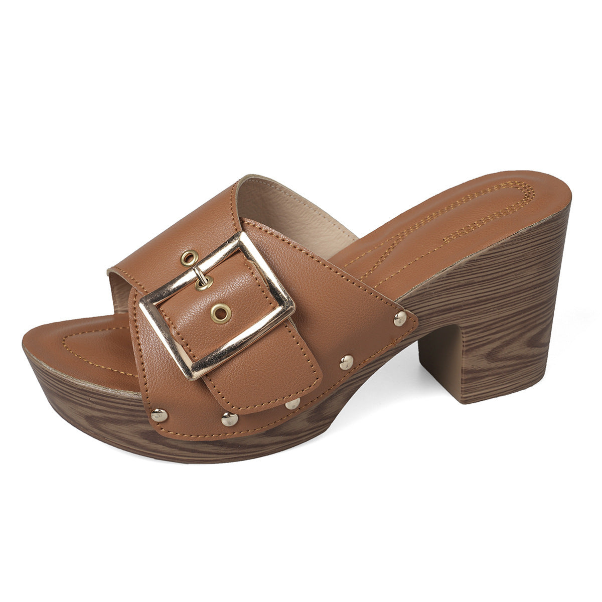 Damen Wedge-Sandalen mit eleganter Schnalle