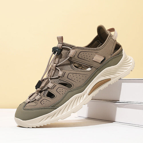Herren Sportliche Wander-Sandalen mit rutschfester Sohle und verstellbarem Riemen