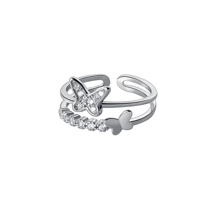 Damen Verspielter Ring mit Meerestern-Design und feinen Zirkonia Shop Nory