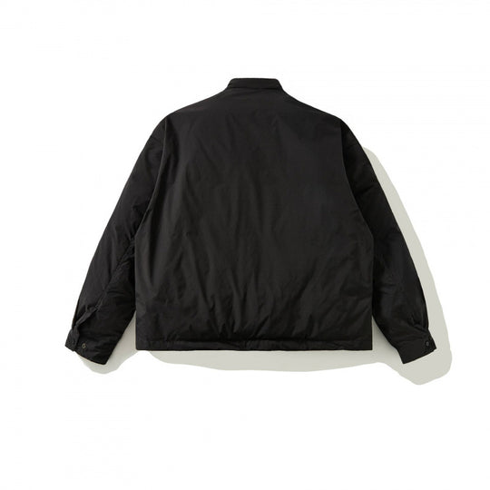Unisex Boxy wattierte Kurzjacke mit Stehkragen und verdeckter Druckknopfleiste Shop Nory