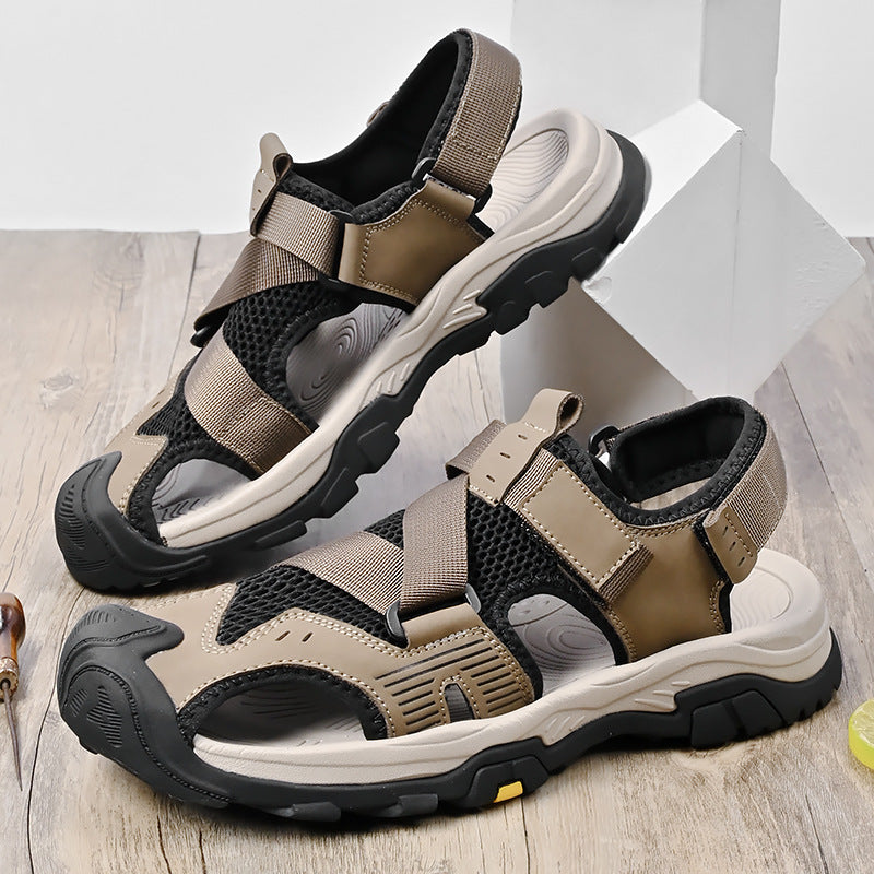 Damen Sportliche Outdoor-Sandalen mit rutschfester Sohle und verstellbaren Riemen