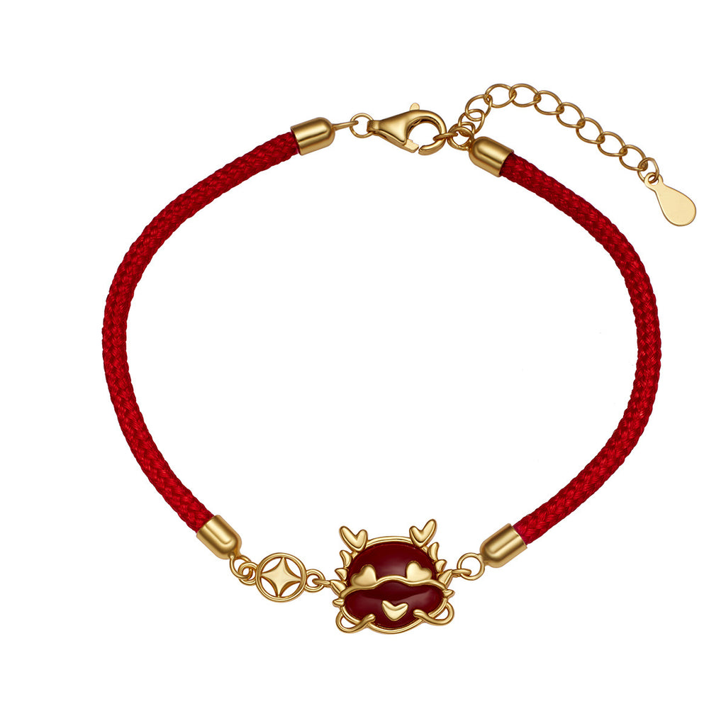 Damen Armband mit kunstvollem Anhänger und geflochtenem Design Shop Nory