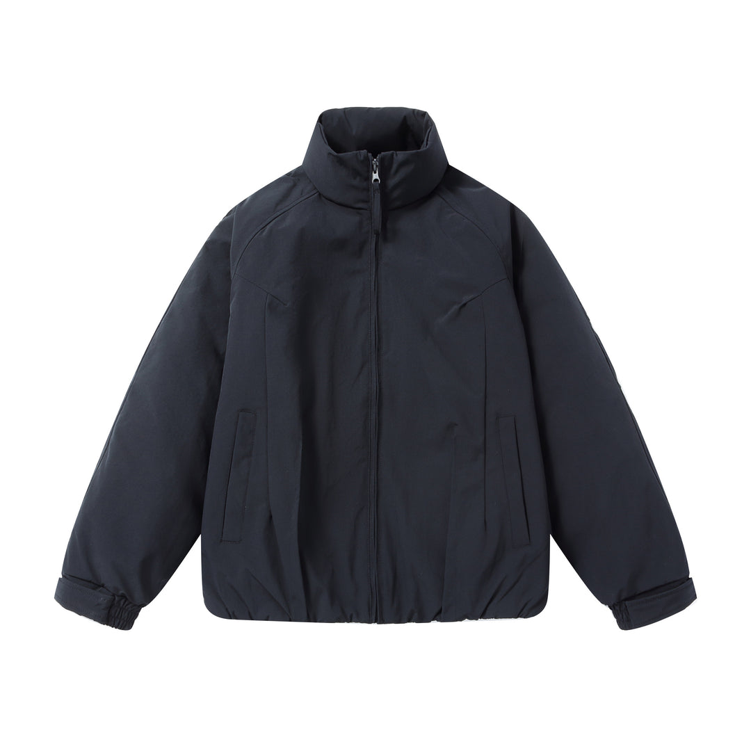 Herren Kurz‑Pufferjacke mit schützendem Stehkragen, verdecktem Reißverschluss und elastischem Saum Shop Nory