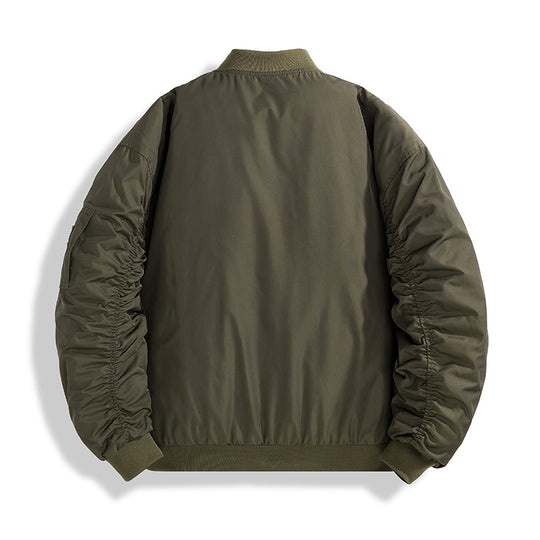 Herren Modische Bomberjacke mit Stehkragen Shop Nory