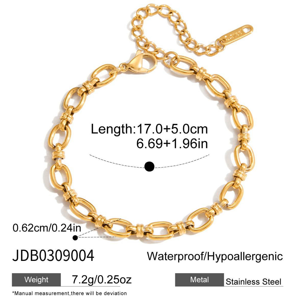 Damen Elegantes und modisches Armband mit Kristall-Details Shop Nory