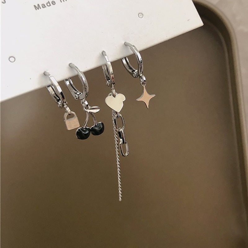 Damen Ohrstecker-Set mit verspielten Anhängern und modernen Designs Shop Nory