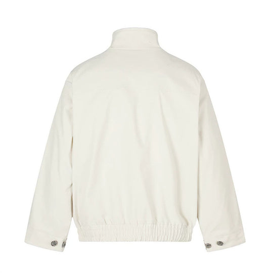 Damen Leichte Oversize-Fieldjacke mit Stehkragen, Druckknopfleiste und aufgesetzten Klappentaschen Shop Nory