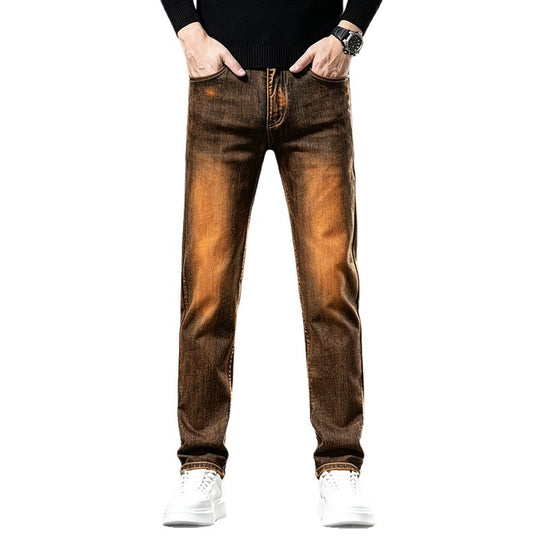 Herren Slim-Fit Jeans mit modischem Used-Look Shop Nory