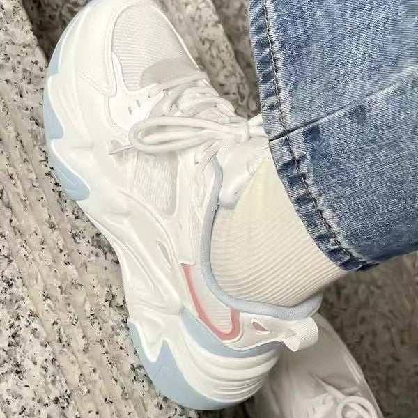 Damen Sportliche Chunky Sneaker mit atmungsaktivem Mesh und bequemer Dämpfung