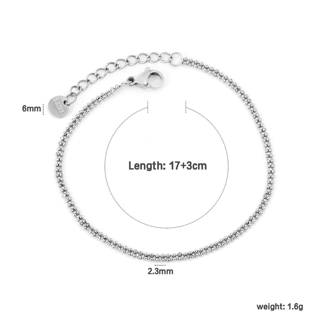 Damen Armband mit herzförmigen, bunten Kristallanhängern und goldplattiertem Design Shop Nory