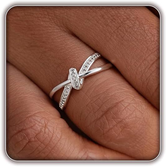 Damen Funktionsring mit elegantem Kreuzdesign Shop Nory