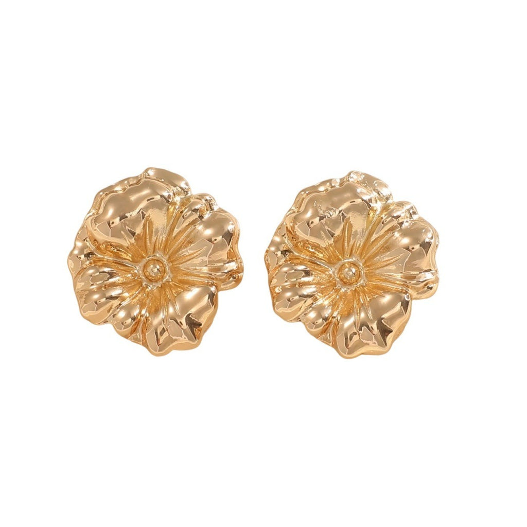 Damen Ohrringe mit kunstvollem Blumendesign Shop Nory