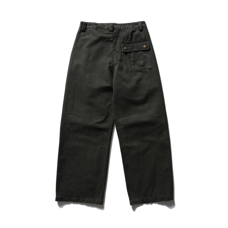 Herren Weite Utility-Cargo-Hose im Workwear-Look mit Knieabnähern und aufgesetzten Taschen Shop Nory