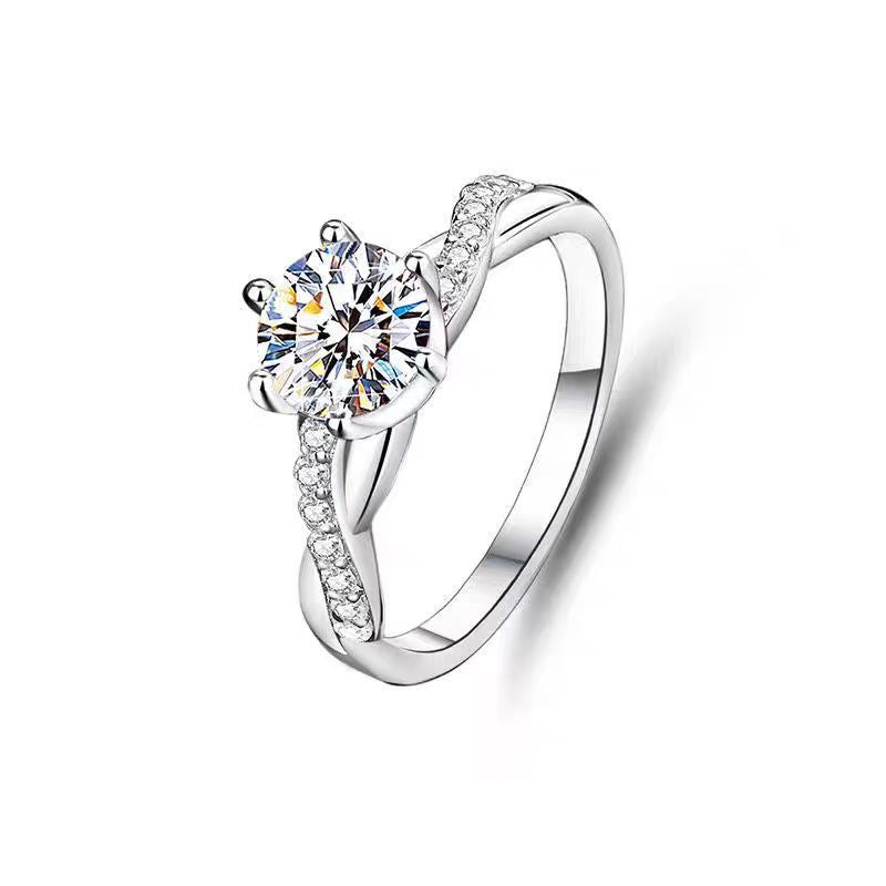 Damen Eleganter Verlobungsring mit Diamant Shop Nory