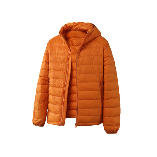 Unisex Ultraleichte gesteppte Kapuzenjacke mit Thermofüllung und Reißverschlusstaschen Shop Nory