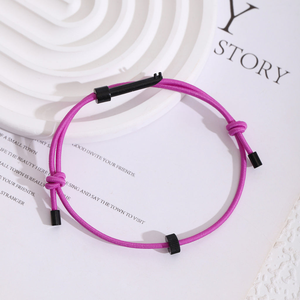 Damen verstellbares und modisches Kordelarmband Shop Nory