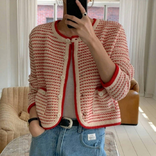 Damen Moderne Strickjacke Shop Nory