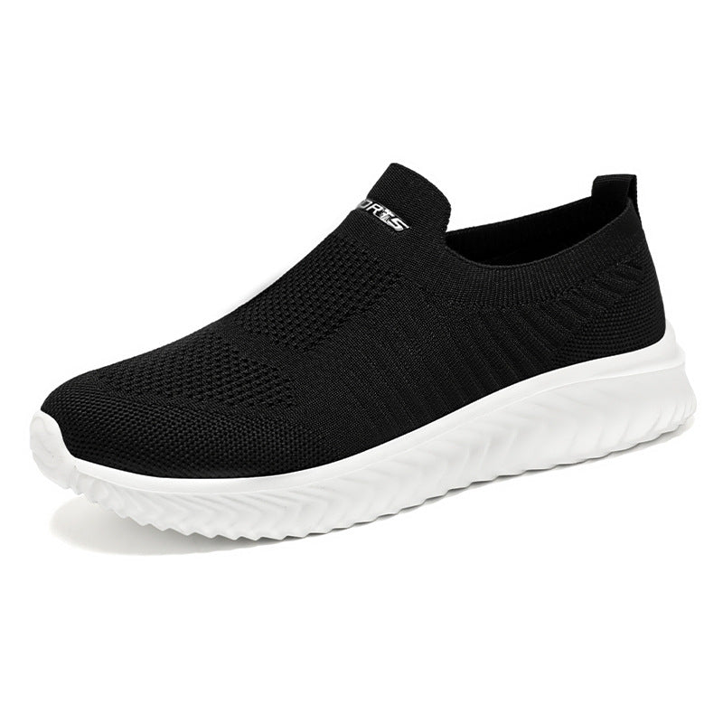 Damen Leichte Slip-On Freizeitschuhe mit atmungsaktivem Strickdesign