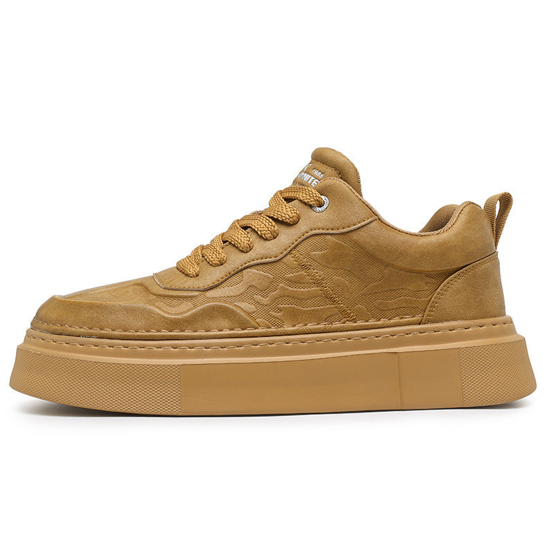 Unisex Plateausneaker mit geprägtem Obermaterial und extrahoher Platformsohle Shopy Nory