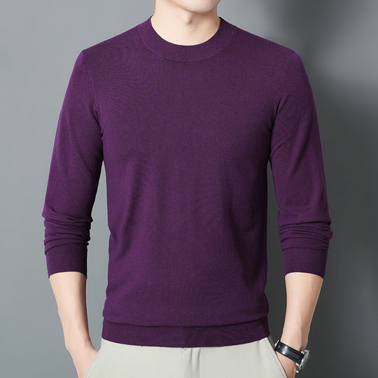 Herren Feiner Rundhalspullover aus Feinstrick mit schmaler Silhouette Shop Nory