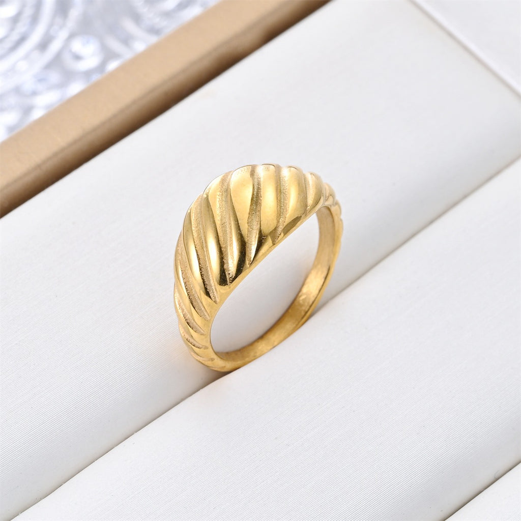 Damen Ring mit kunstvollem, gewundenem Design Shop Nory