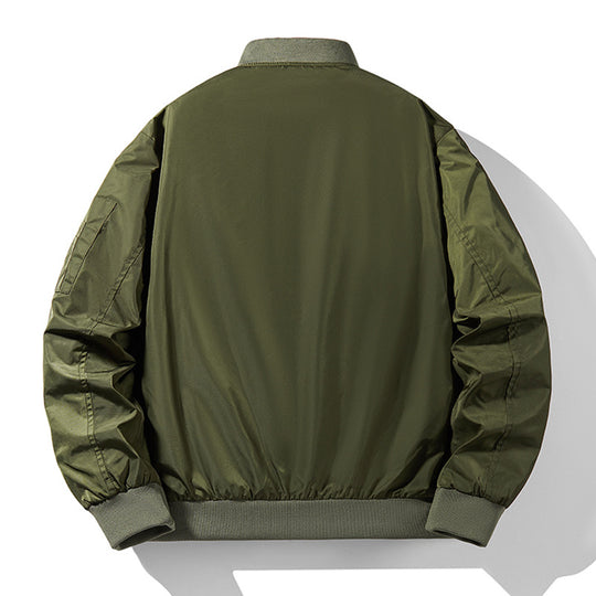Herren Modische Bomberjacke mit hohem Kragen und praktischen Taschen Shop Nory