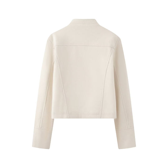 Damen Kurze militärisch inspirierte Jacke mit Zierknopfleisten Shop Nory