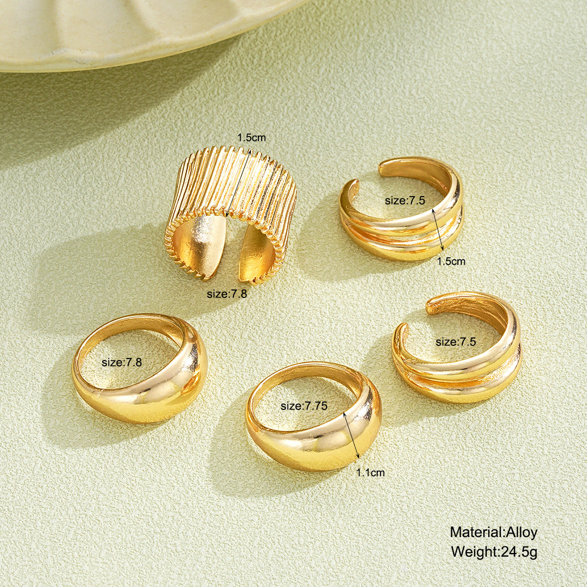 Damen Ring-Set mit einzigartigen und skulpturalen Designs Shop Nory