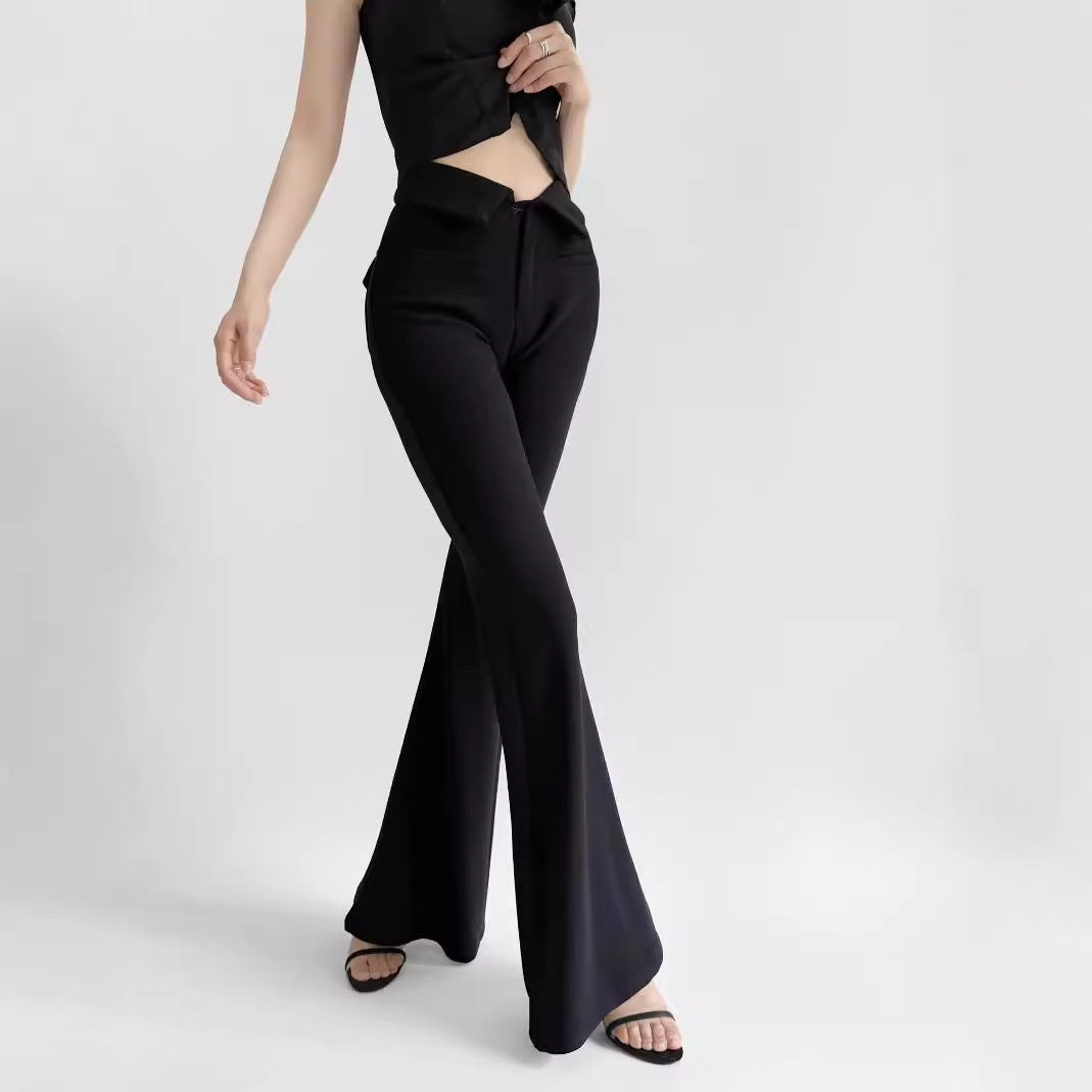 Damen elegante Flared-Hose