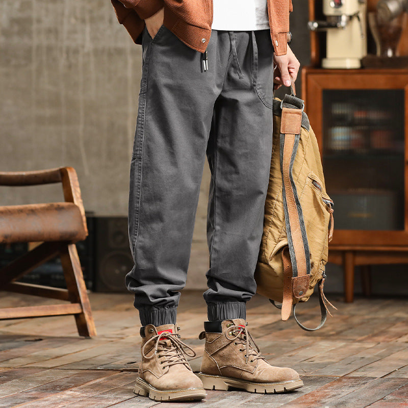 Herren Cargo-Joggerhose mit elastischem Bund und Bündchen Shop Nory