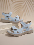 Damen Bequeme Sandalen mit verstellbaren Klettverschlüssen und anatomischem Fußbett