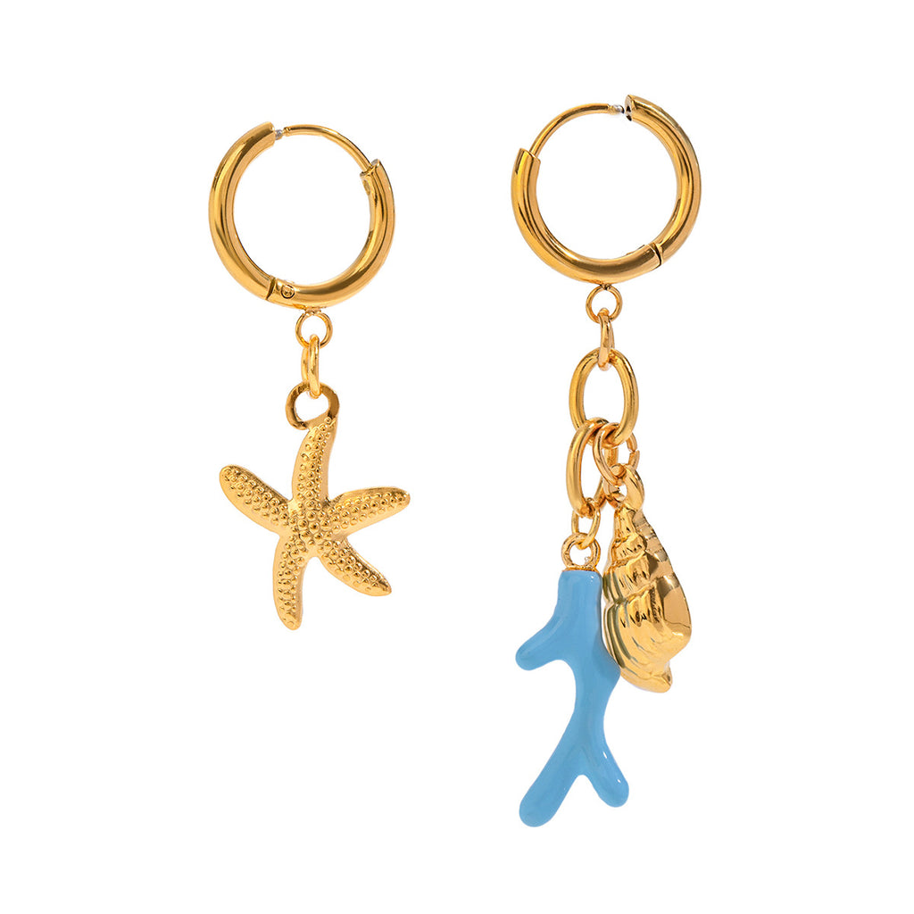 Damen Ohrhänger mit maritimen Motiven aus hypoallergenem Edelstahl Shop Nory