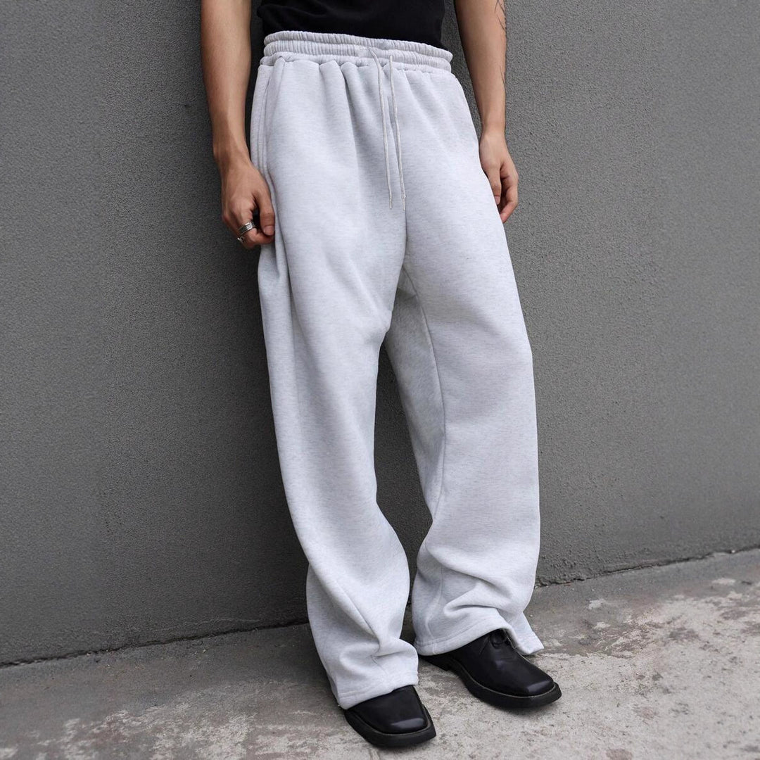 Herren Weite Oversize-Sweatpants mit Tunnelzugbund, Fleece-Innenfutter & Eingrifftaschen Shop Nory