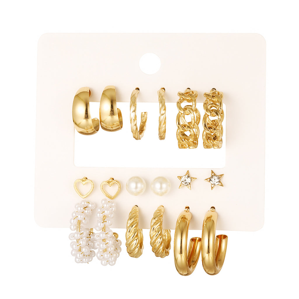Damen Ohrringe Set mit verschiedenen stilvollen Designs Shop Nory