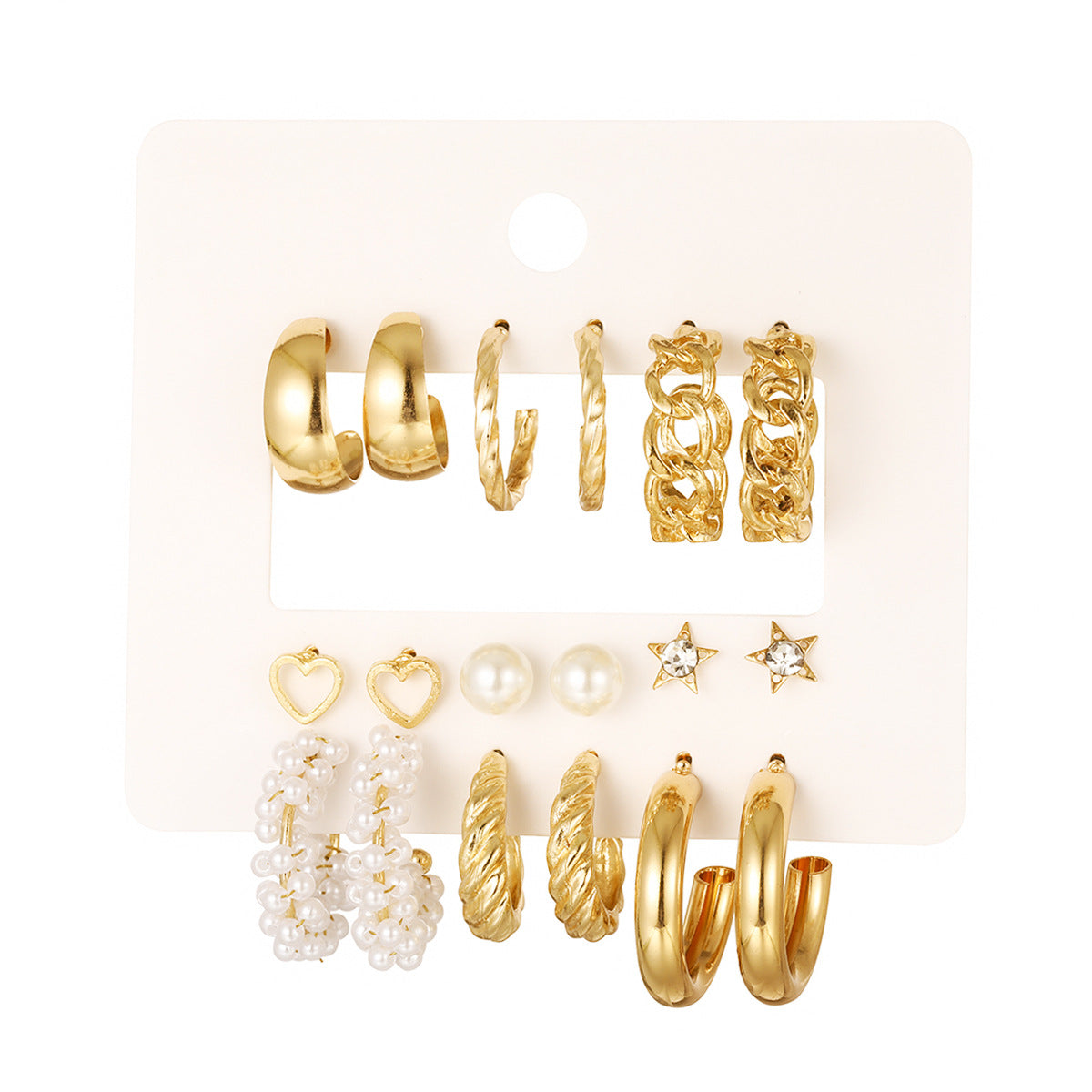 Damen Ohrringe Set mit verschiedenen stilvollen Designs Shop Nory