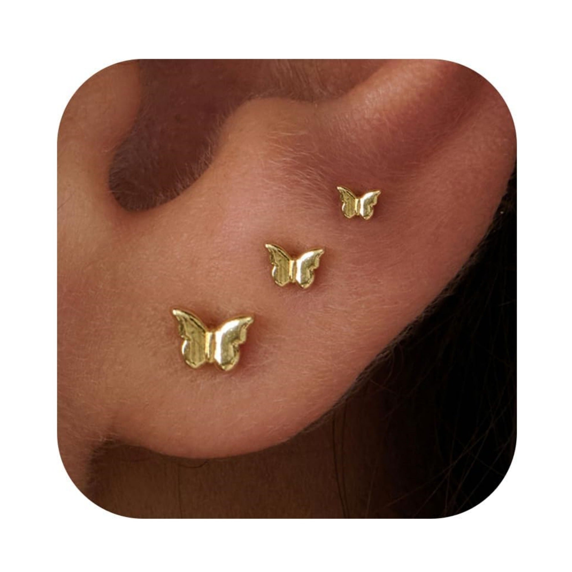 Damen Ohrringe im floralen Design mit feinen Details Shop Nory