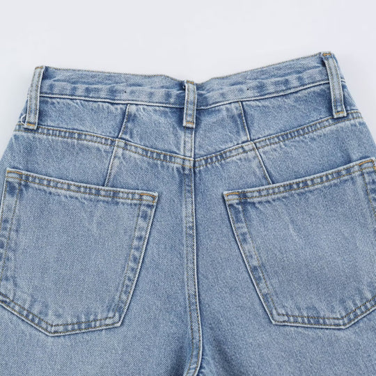 Damen Hochtaillierte Relaxed-Jeans mit zulaufender Beinform Shop Nory
