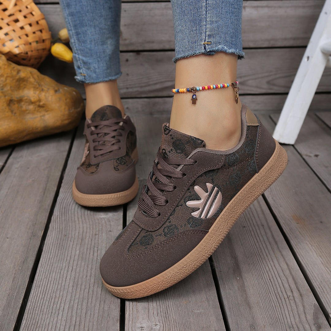 Damen Sneakers mit rutschfester Sohle und weichem Obermaterial