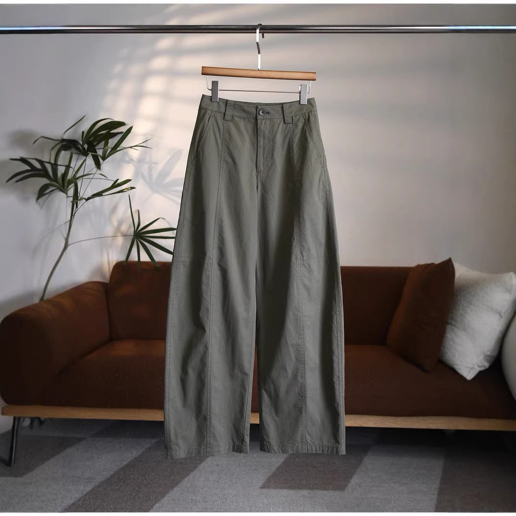 Damen Hoch taillierte Stoffhose Shop Nory