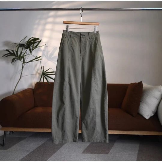 Damen Hoch taillierte Stoffhose Shop Nory