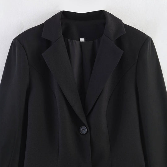Damen taillierter Blazer mit Spitzenbesatz und ausgestelltem Saum Shop Nory