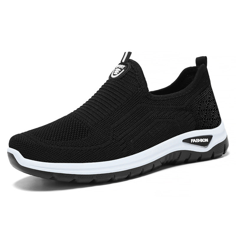 Herren nan nahtloser Komfort-Slipper mit elastischem Strickoberteil, stoßdämpfender Dual-EVA-Sohle und ergonomischer Fußbettstütze Shop Nory